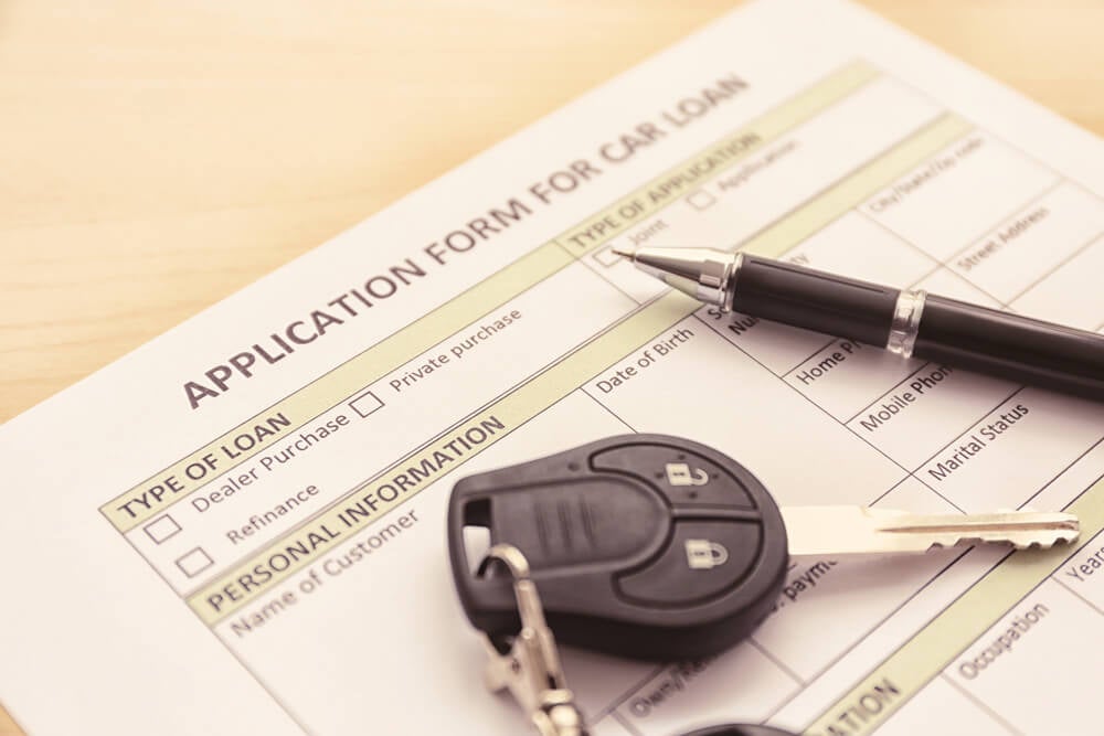 auto loan approval form